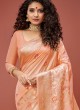 Wedding Wear Peach Color saree